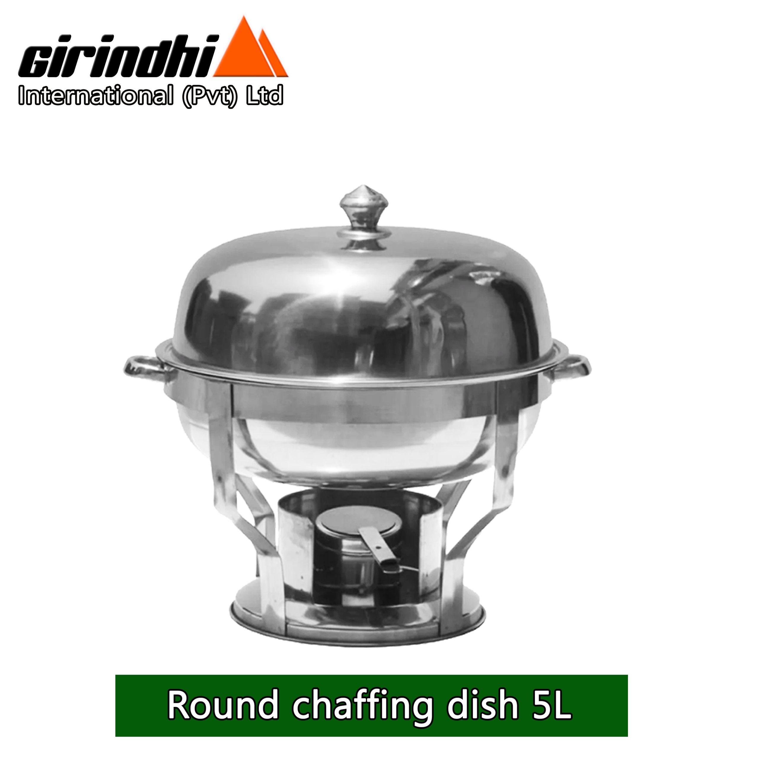 Round Chafing Dish (Stainless Steel) - 5L