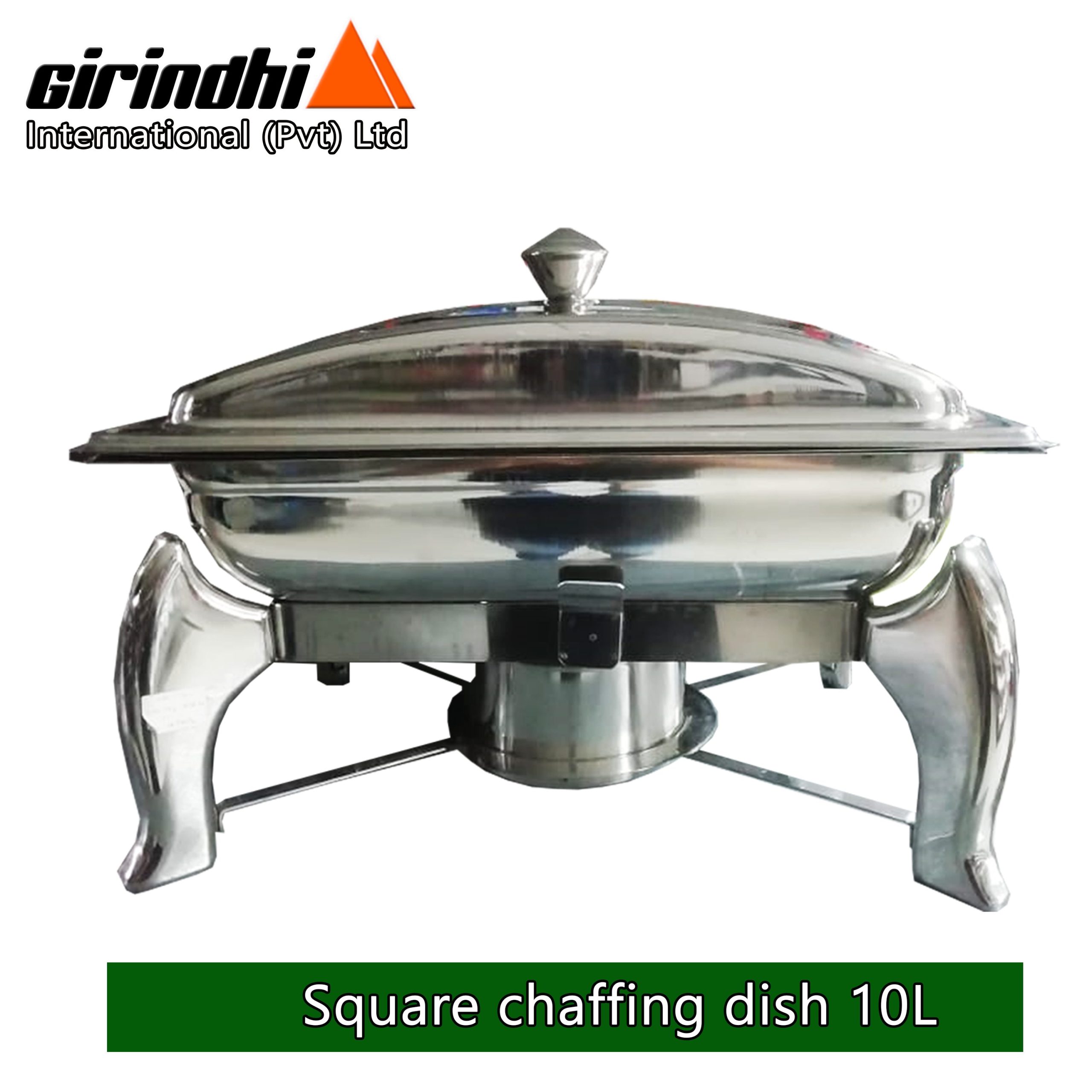 Square Chafing Dish (Stainless Steel) - 10L