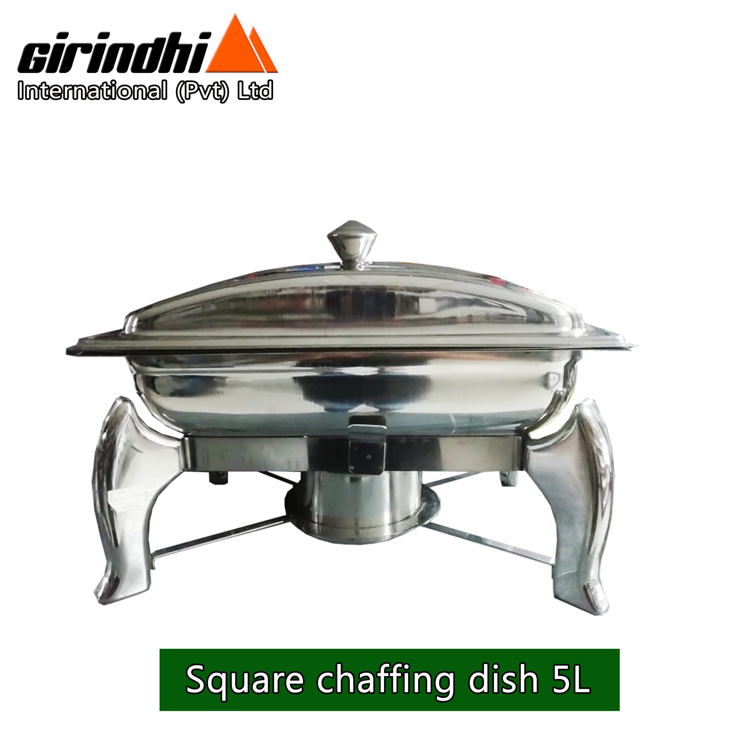 Square Chafing Dish (Stainless Steel) - 5L